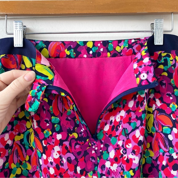 LILLY PULITZER • Clover Skirt Floral Multicolor Wild Confetti Size 8 - Picture 3 of 16